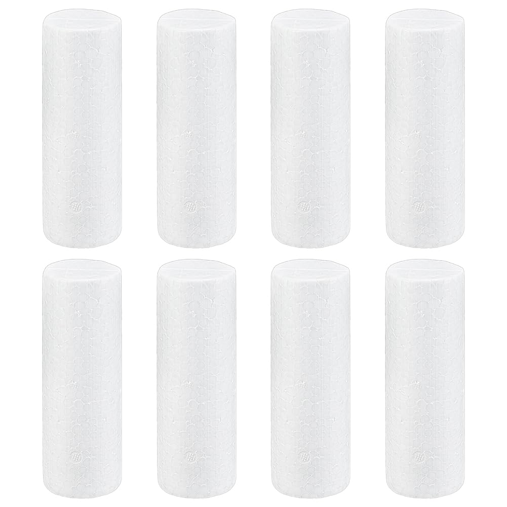 BENECREAT cylindre mousse blanche 12,5x3,5cm lot 12
