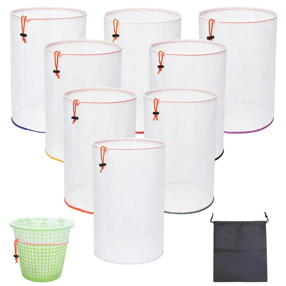 BENECREAT Sac Filtre Nylon 5 Gallons 8 pcs 25-220 Microns