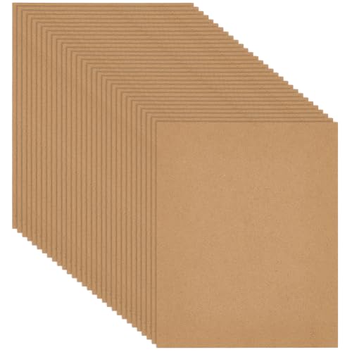 BENECREAT Panneau Bois MDF 250x200 mm 2 mm 30 pcs