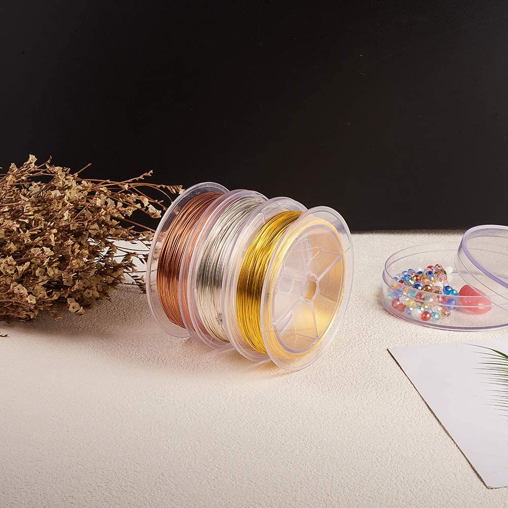 BENECREAT Fil Cuivre Bijoux 0,5 mm 60 m Anti-Ternissement
