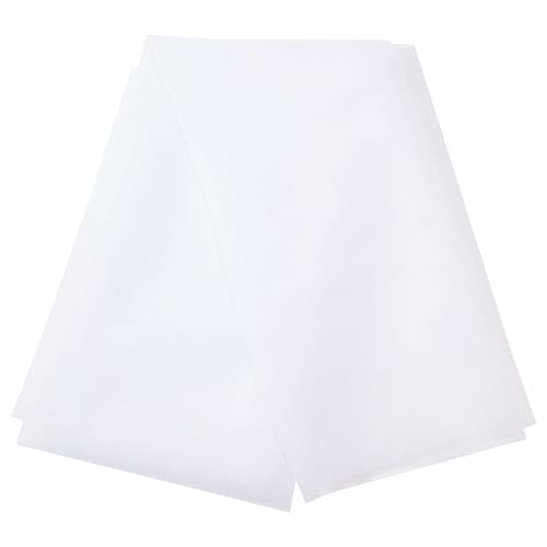 BENECREAT Tissu maille nylon blanc 4,5 m voile mariée