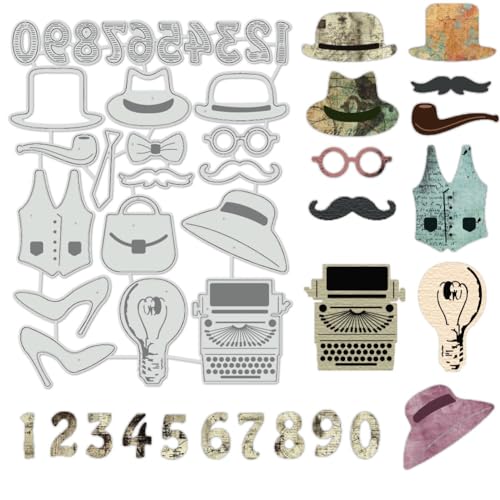 BENECREAT Dies Découpe Chapeau Acier Carbone Scrapbooking