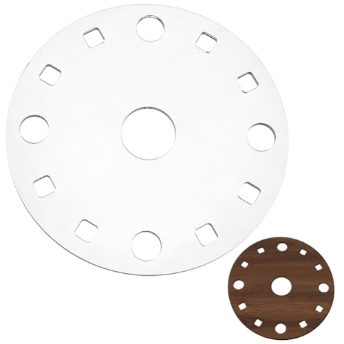 BENECREAT Gabarit défonceuse acrylique 25cm horloge