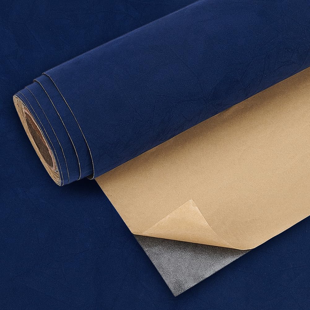 BENECREAT rouleau velours auto-adhésif rose brumeux 40cmx4m