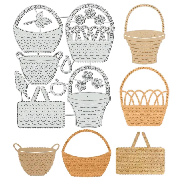 BENECREAT Dies Découpe Panier en Osier 12,7x15,6cm Scrapbooking