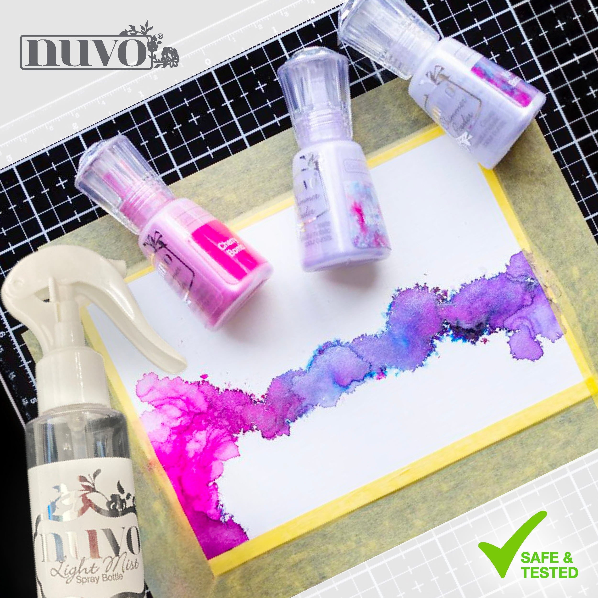 Nuvo Tools Light Mist vaporisateur lot de 2 100 ml réutilisable