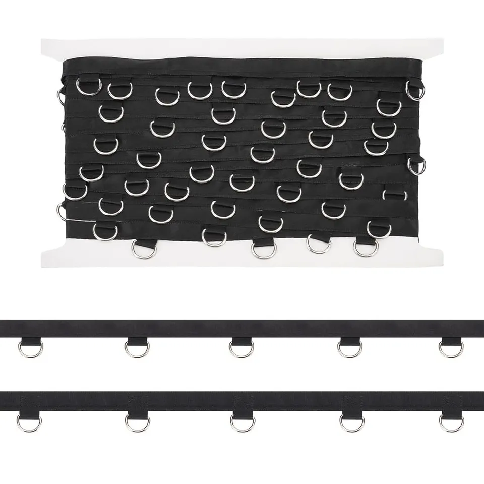BENECREAT Ruban à Œillets Blanc 22 mm x 6,56 m Coton
