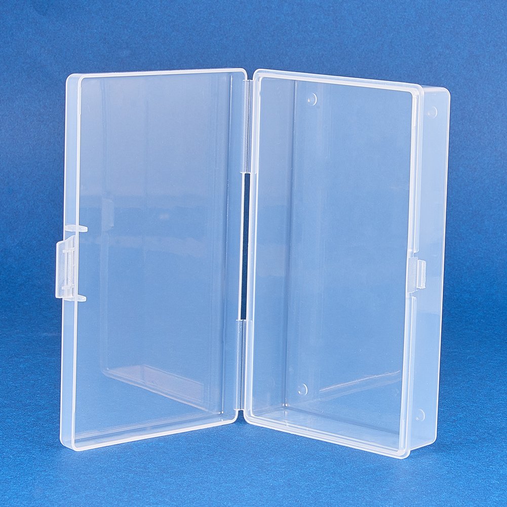 BENECREAT Boîtes rangement transparentes 13,2cm x6