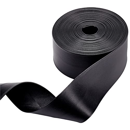 BENECREAT bande similicuir noir 40mm x 5m