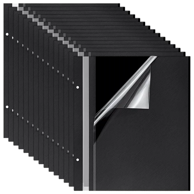BENECREAT Pages Album Adhésives Noires 15 pcs 315mm
