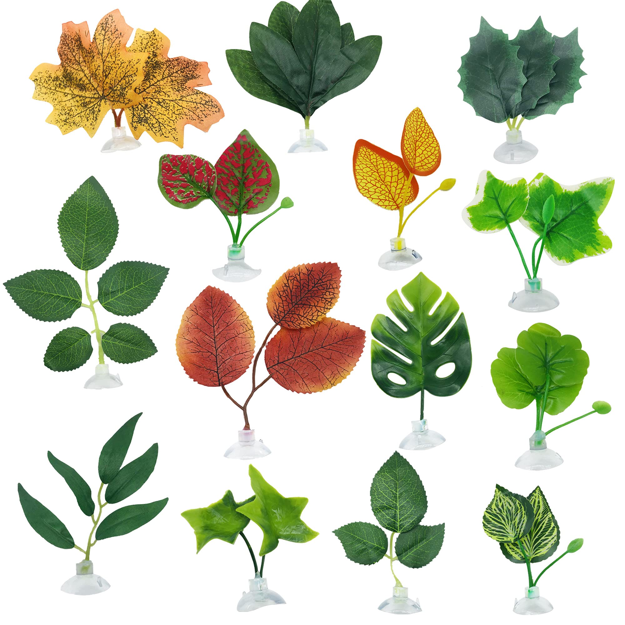 Cayway 37 Plantes Aquarium Plastique Style 1 Vert