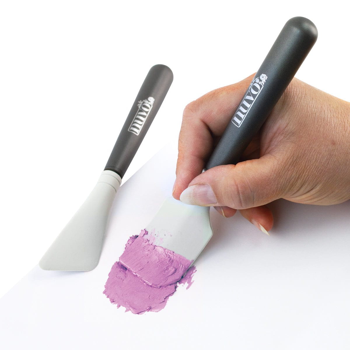 Nuvo Tools spatules silicone mixed media 2 pcs