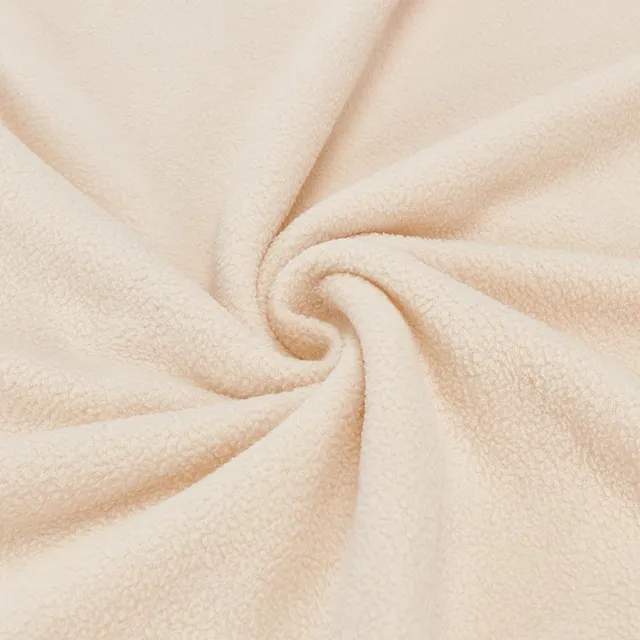 BENECREAT tissu polaire papaye 2 m x 160 cm polyester