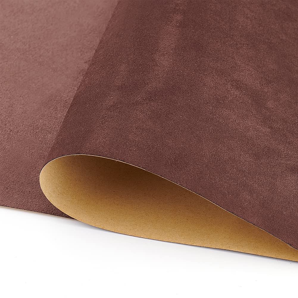 BENECREAT Patch Faux Daim Adhésif 30x20 cm lot de 8