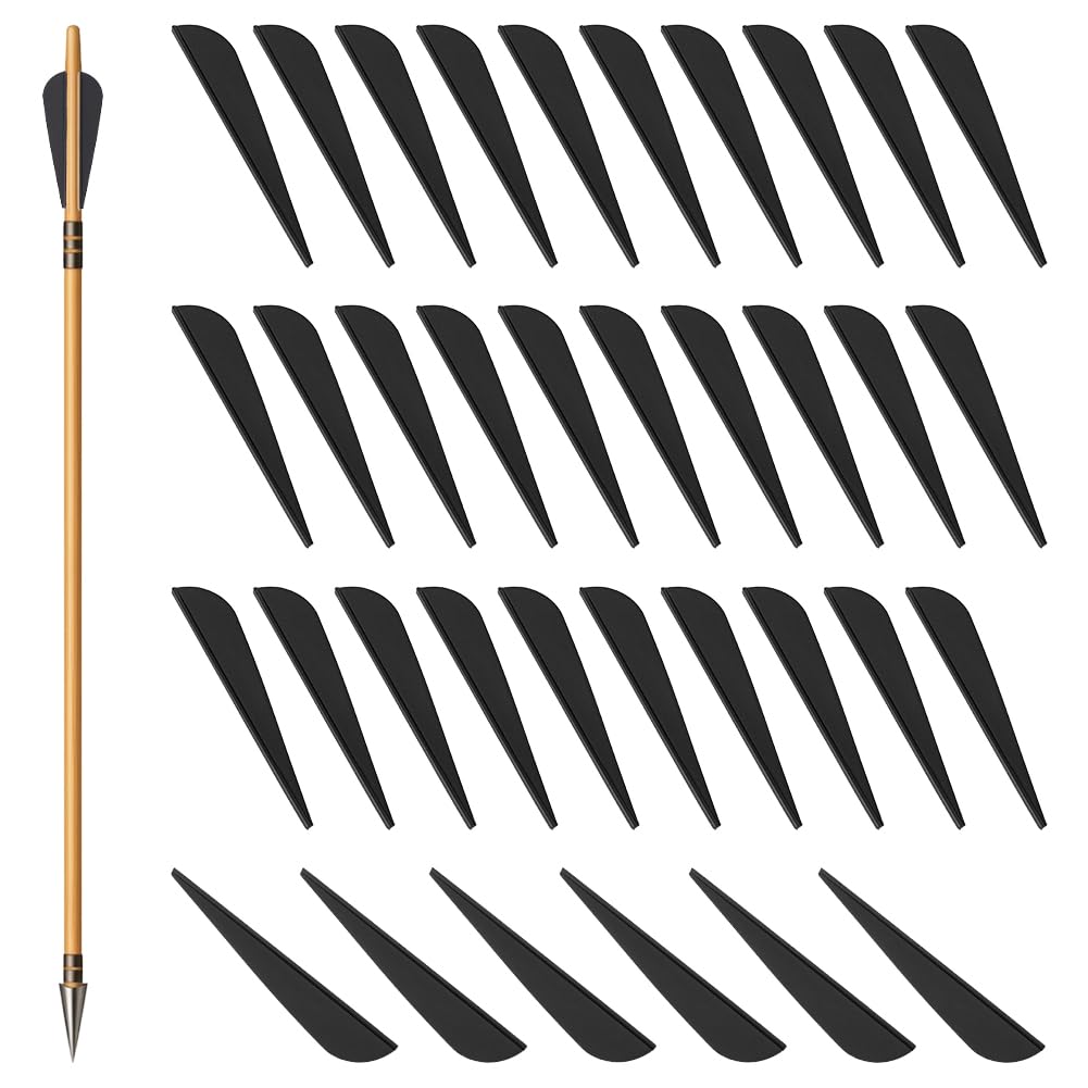 BENECREAT Vanes Flèches TPU Rouge 7,5cm Lot 100