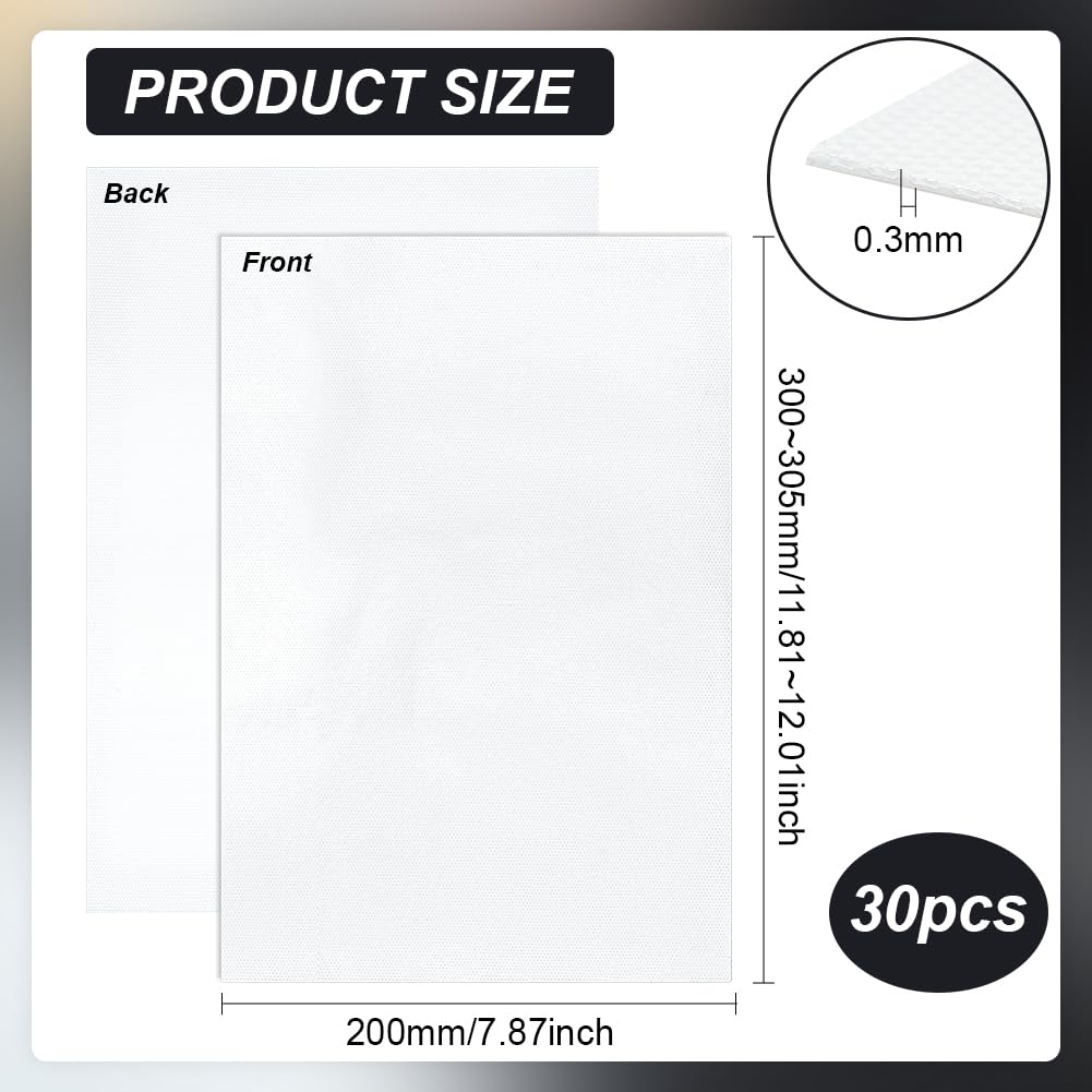 BENECREAT Papier Transfert Strass Hotfix 30x20cm Lot 30