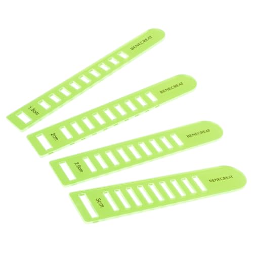 BENECREAT aiguille tissage acrylique lot 4 bandes 1,5-3cm