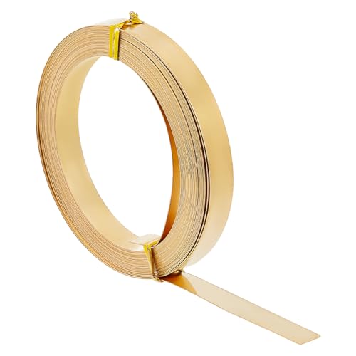 BENECREAT fil plat laiton 8 mm 6 m bijoux wrap