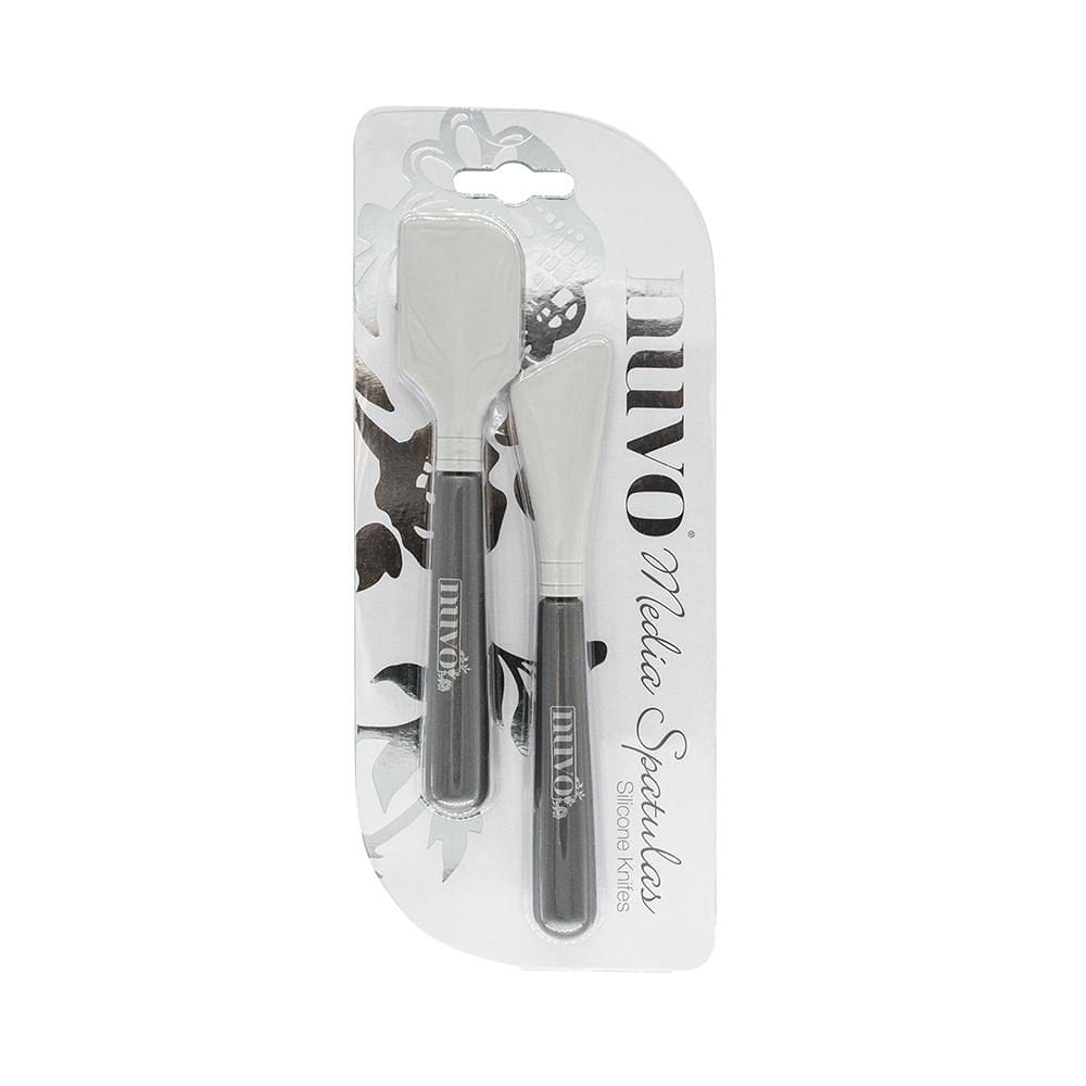 Nuvo Tools spatules silicone mixed media 2 pcs