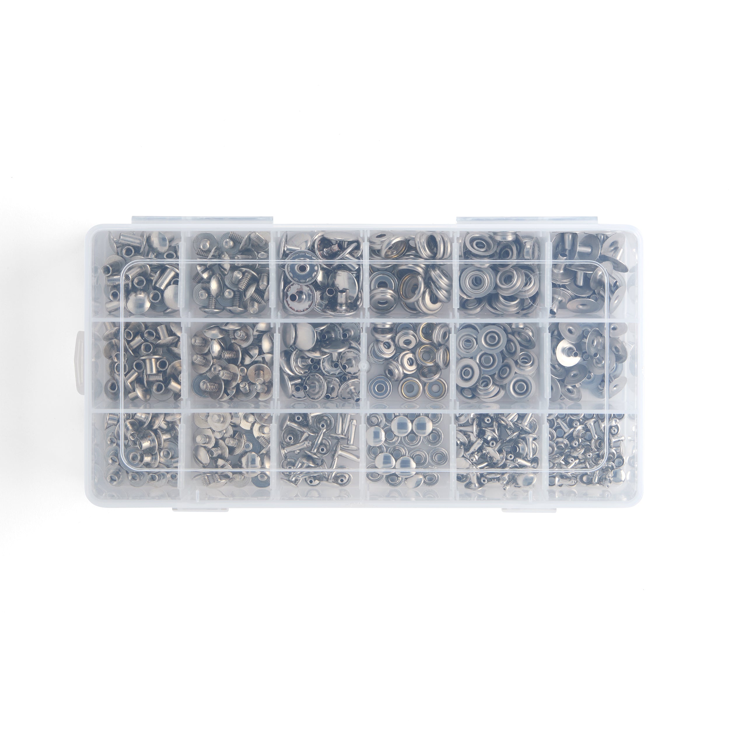 Tandy Leather attaches cuir lot vis rivets nickel 160 jeux