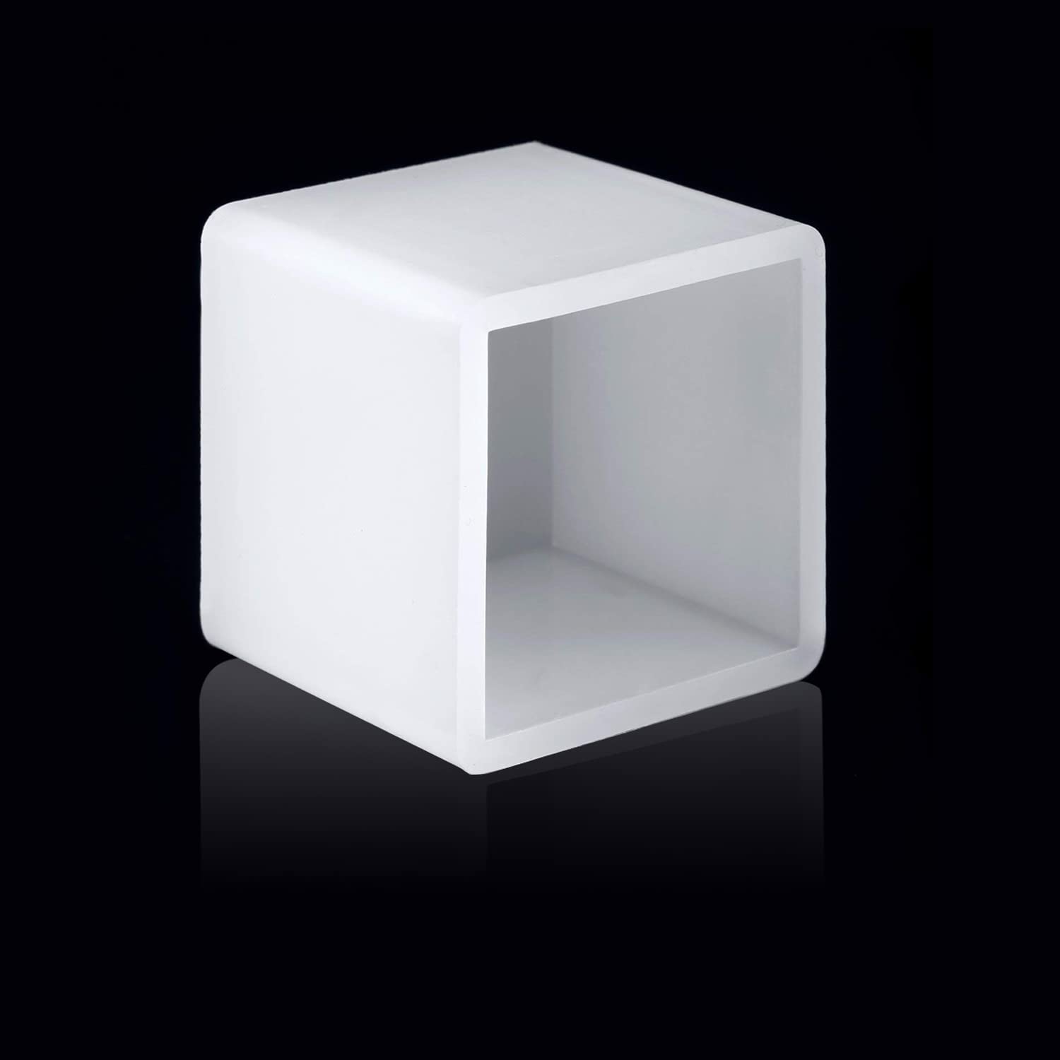 Cayway moule silicone résine pyramide cube 4 pcs stickers
