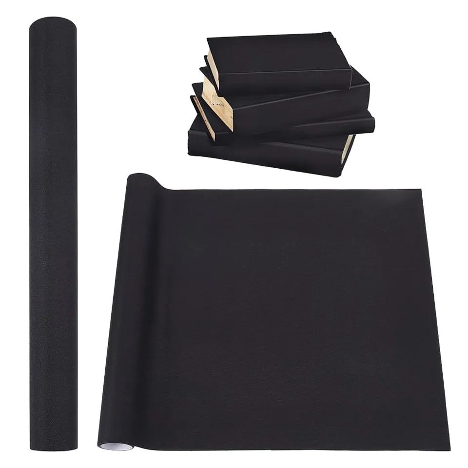 BENECREAT Toile de Reliure Noire 1,2 m x 40 cm Nylon