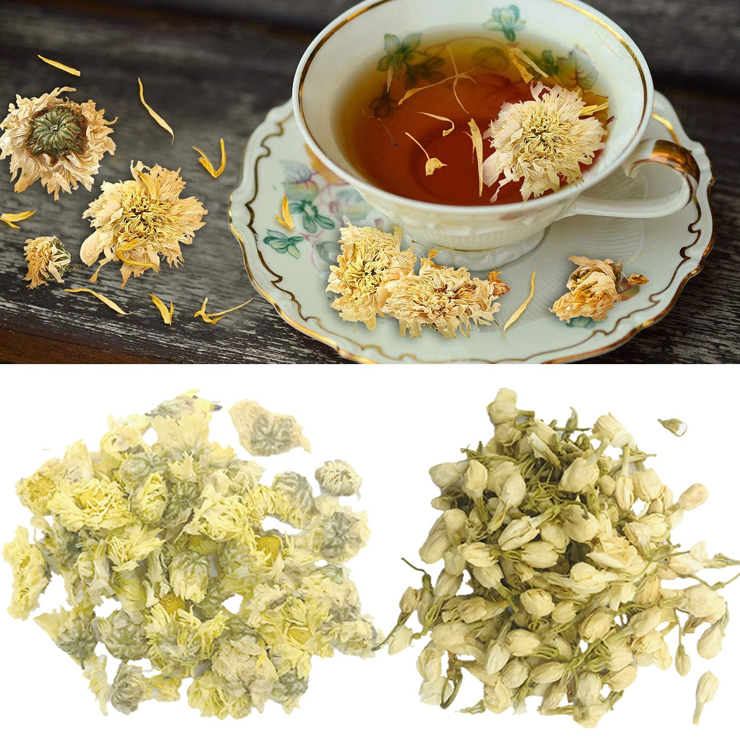 Cayway Fleurs Séchées Naturelles 18 Sachets Bougie Savon