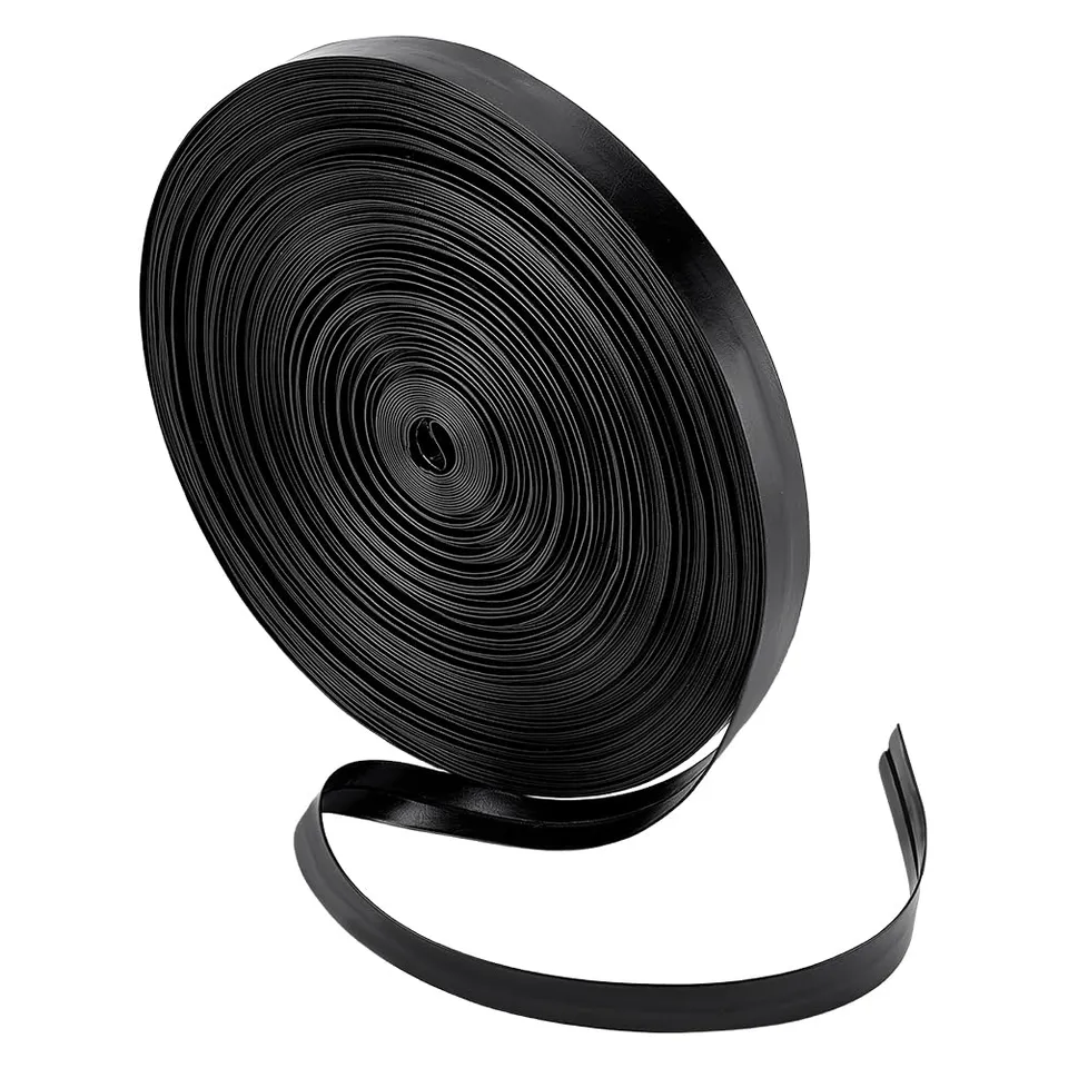 BENECREAT Biais PU cuir noir 20mm 36m
