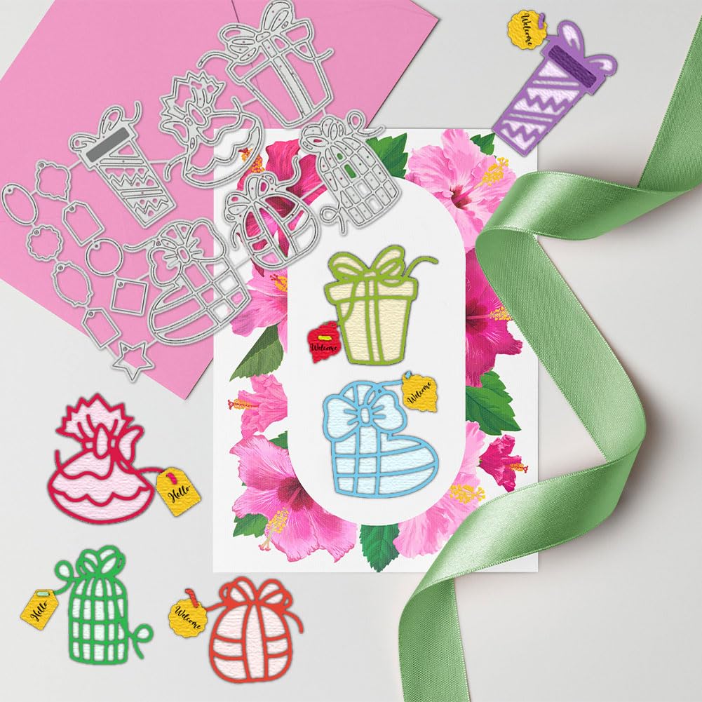 BENECREAT Dies Sacs Cadeaux Carte Scrapbooking Acier
