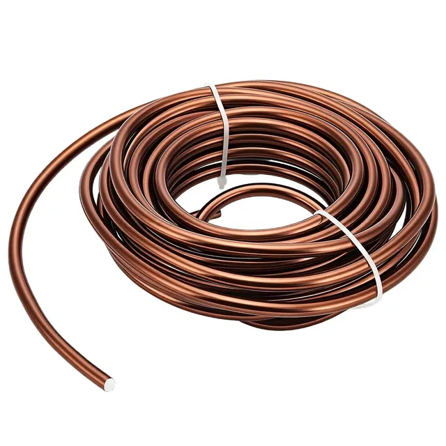 BENECREAT Fil aluminium marron 6mm 7m armature