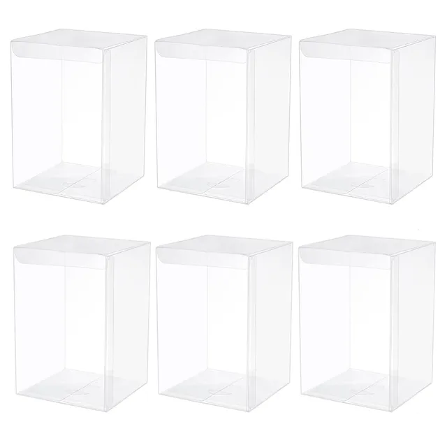 Benecreat boîte cadeau transparente 10x10x15 cm lot 10 PVC