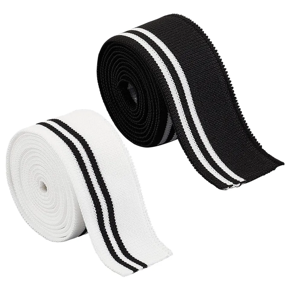 BENECREAT Tissu Poignets Côtelés Élastique 110x30 cm x4