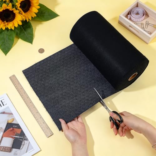 BENECREAT Molleton Thermocollant Noir 30 cm 13,7 m Couture