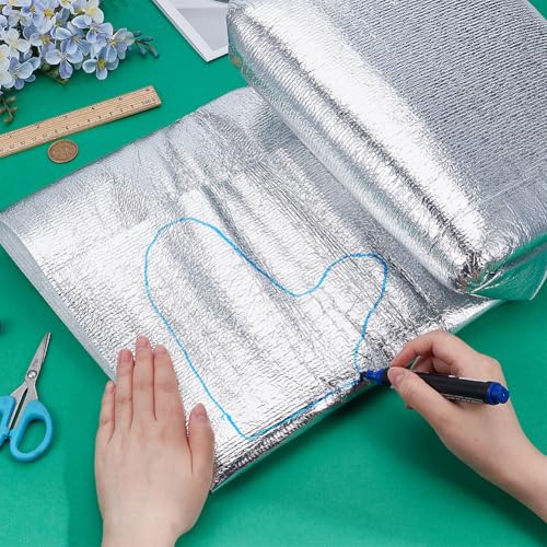 BENECREAT Ouate Thermique Alu 90cm 3m Maniques Isolante