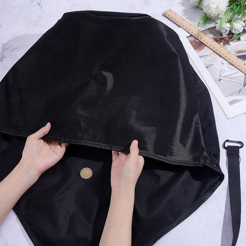 BENECREAT sac nourriture cheval nylon noir 4 pcs