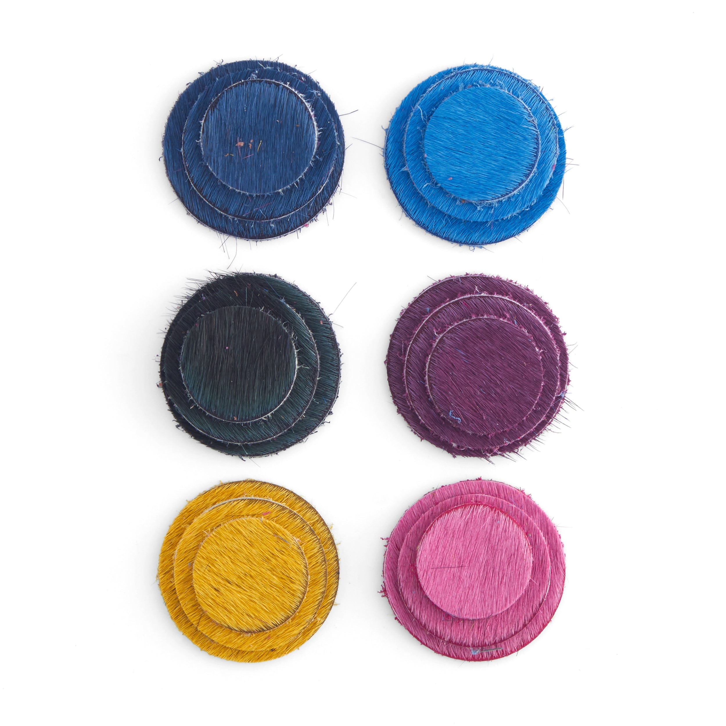 Tandy Leather Mini Formes cuir rond lot 60 Mirage 23-38 mm