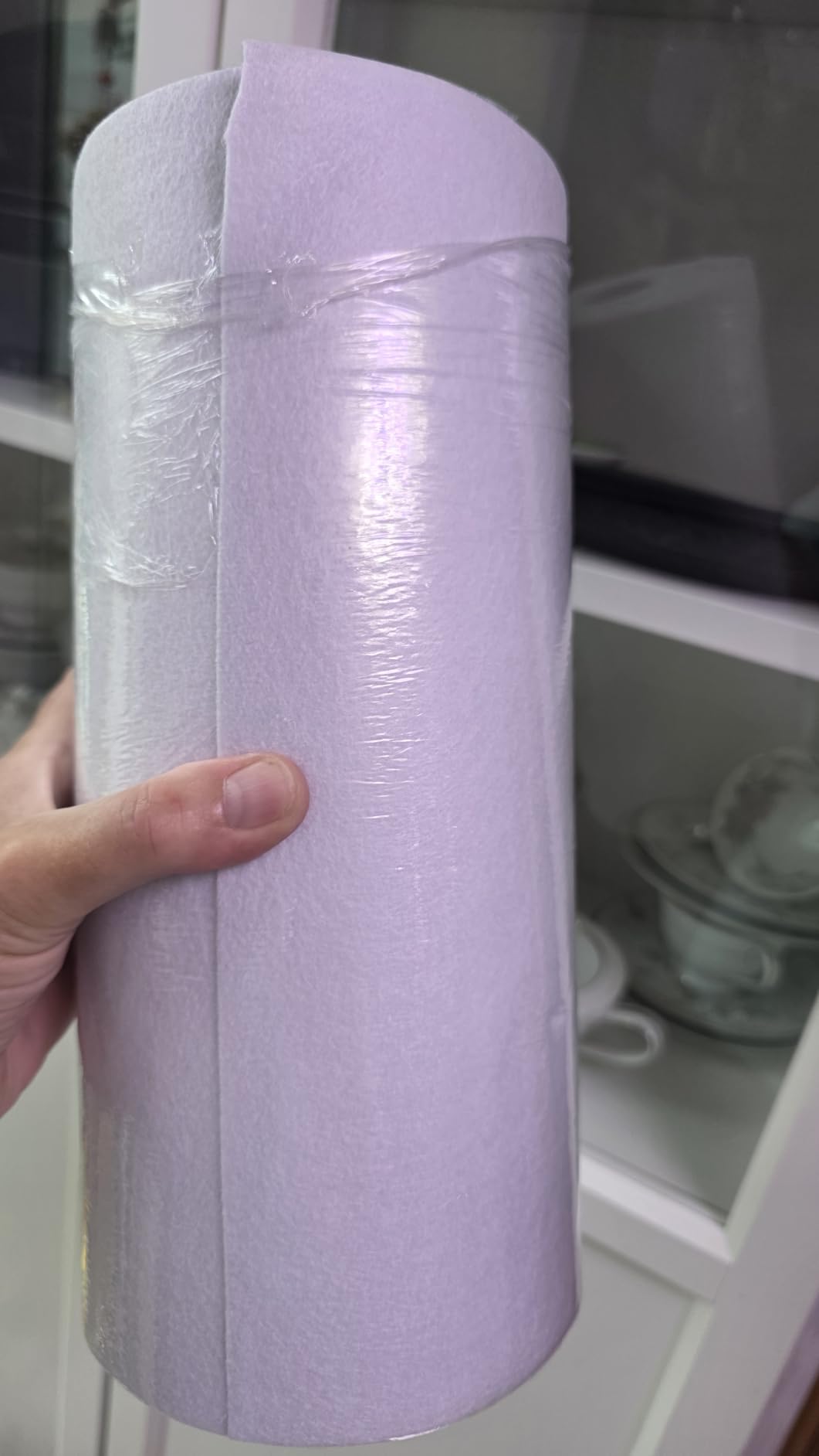 BENECREAT Molleton Thermocollant Blanc Polyester 30cm x 9,14m