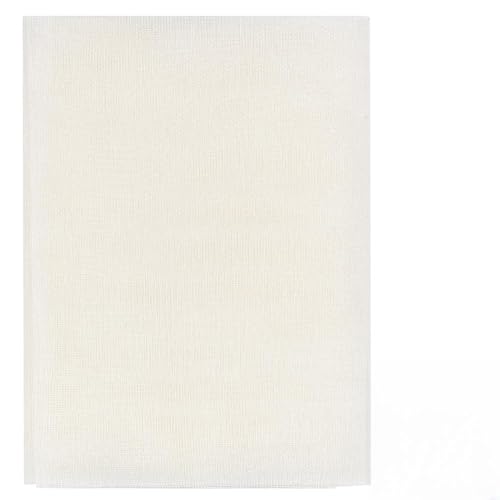 BENECREAT Toile Reliure Blanche 5m x 30cm Coton