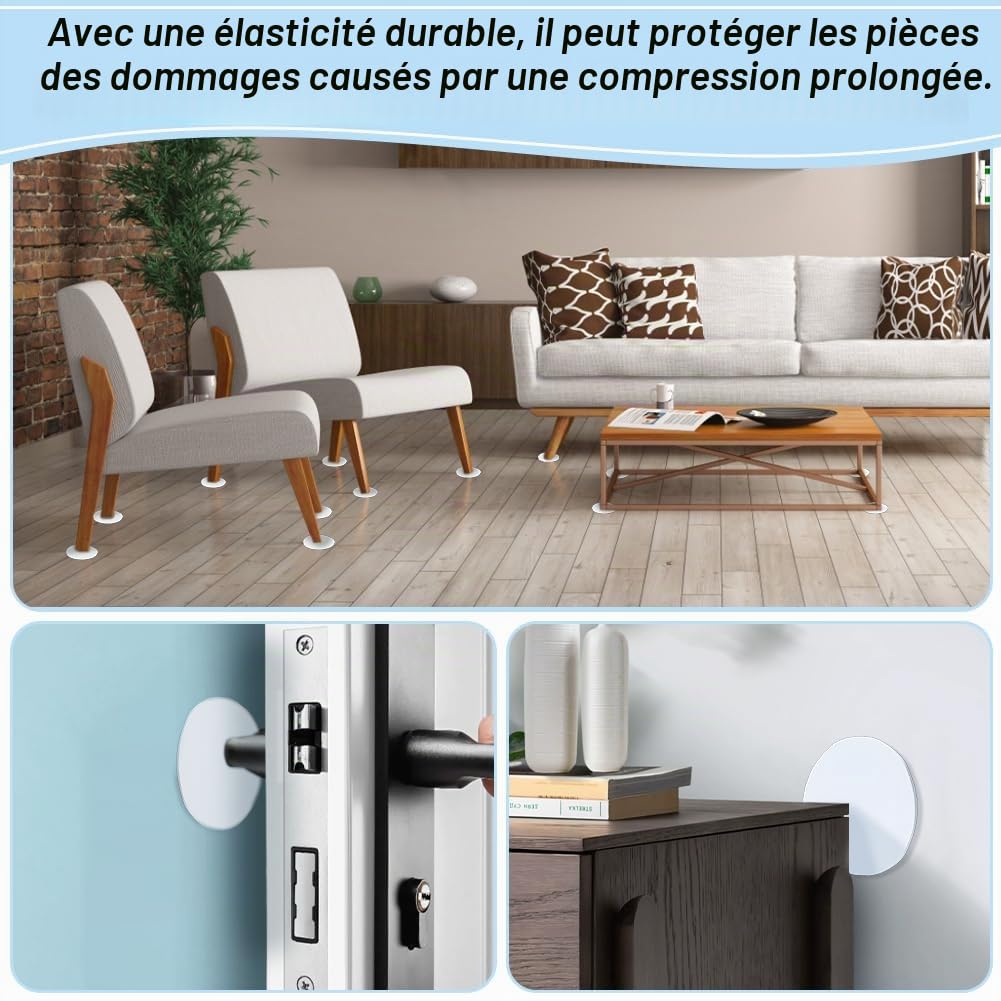 BENECREAT Rouleau mousse EVA adhésif blanc 30cmx2m 4mm