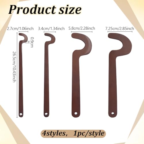 BENECREAT outils tournage poterie bois 4 pièces modelage