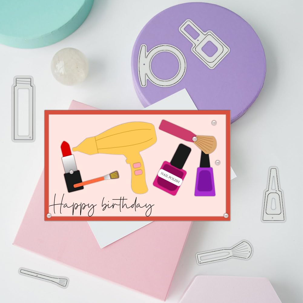 BENECREAT Dies cosmétiques acier 10 x 12,9 cm maquillage