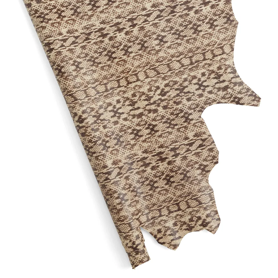 Tandy Leather peau cuir serpent imprimé 2-3 oz assortie