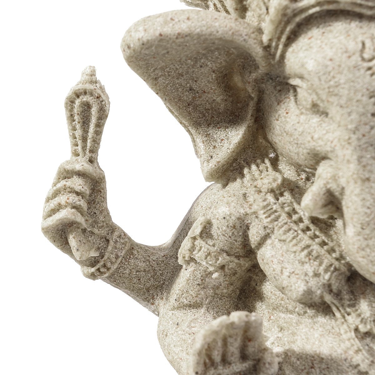 Rosenice Ganesh Statue Éléphant Grès 10x9x13 cm