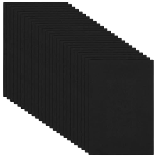 BENECREAT Mousse EVA feuille noire 4,5mm lot de 25