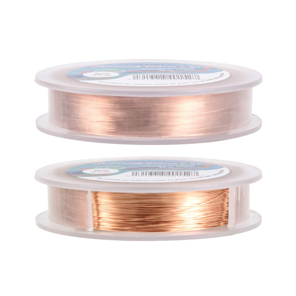 BENECREAT Fil cuivre pêche fil bijoux 100 m 0,3 mm