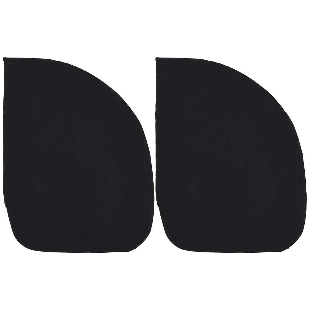 BENECREAT Poche À Coudre Polycoton Noir 290x155mm Paire