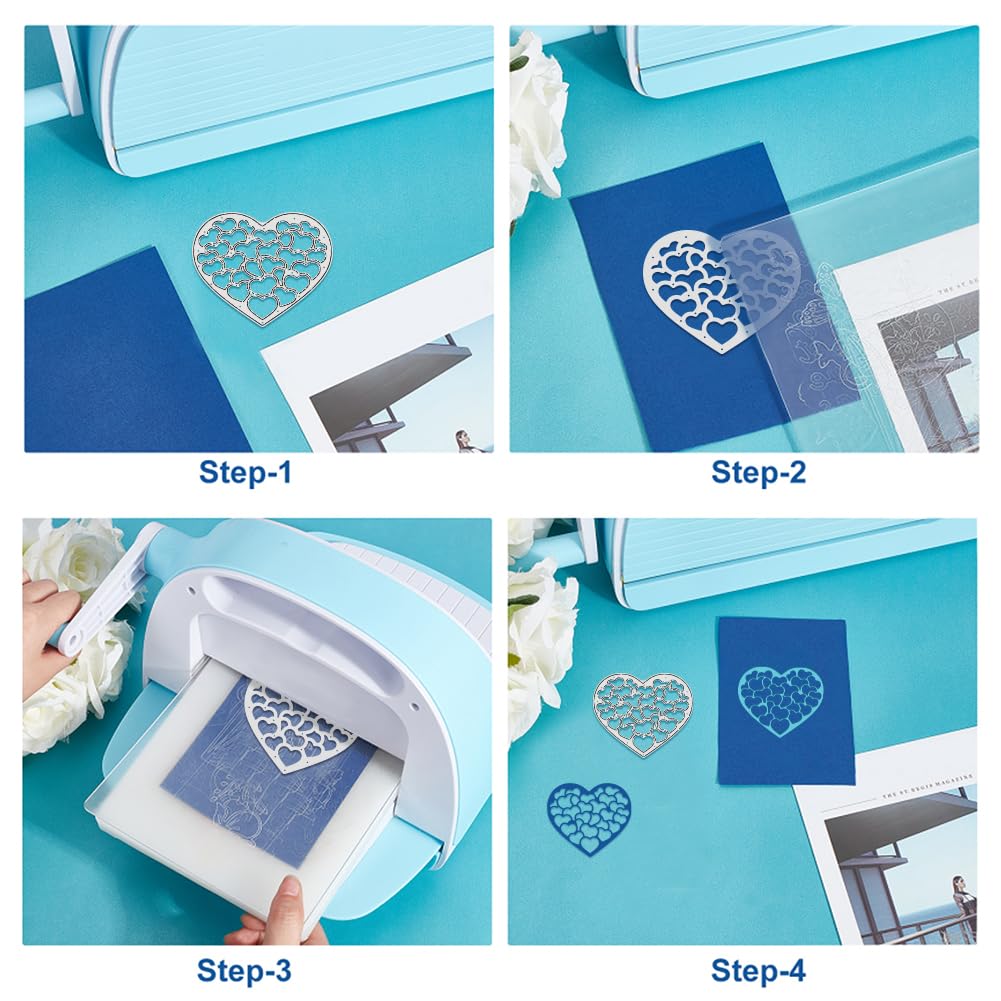 BENECREAT dies cœurs amour 215x167 mm scrapbooking