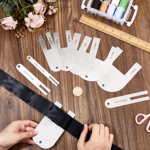 BENECREAT Plisseurs Rapides Inox 9 Pièces Multi-Tailles