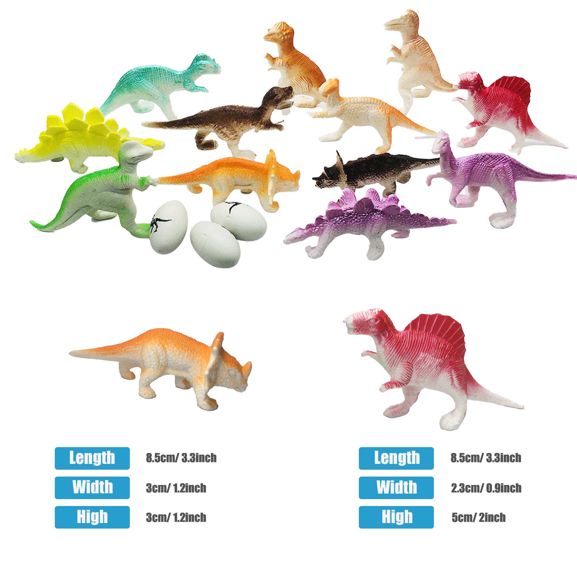 Cayway Kit Arbres Miniatures Dinosaures 39 Pièces Plastique
