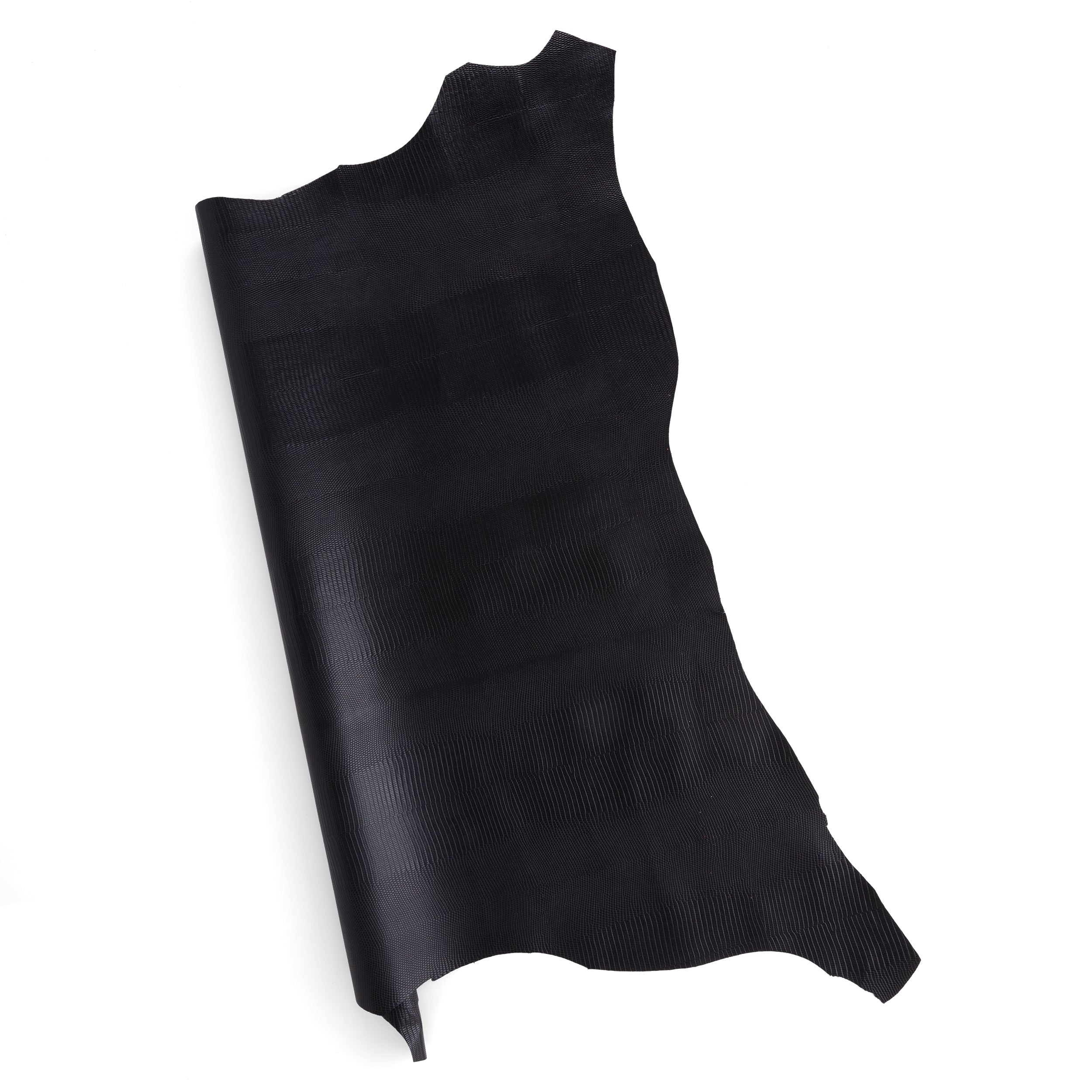 Tandy Leather petite peau chèvre lézard noir 1-3 oz